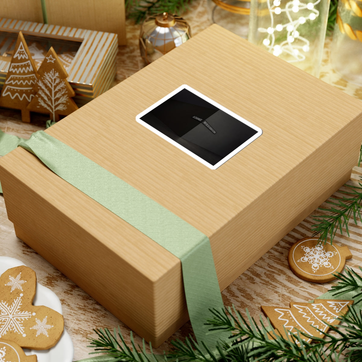 Minimal Noir Sticker
