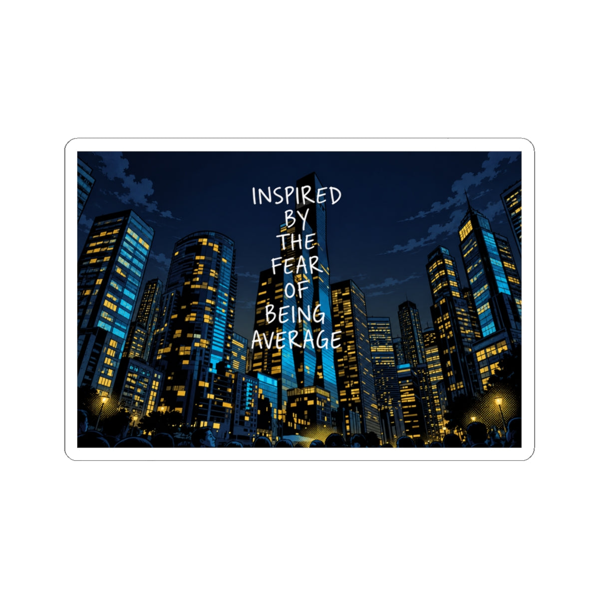 City Lights Sticker